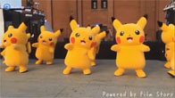 Pikachu nhảy trên nền nhạc cực kích thích