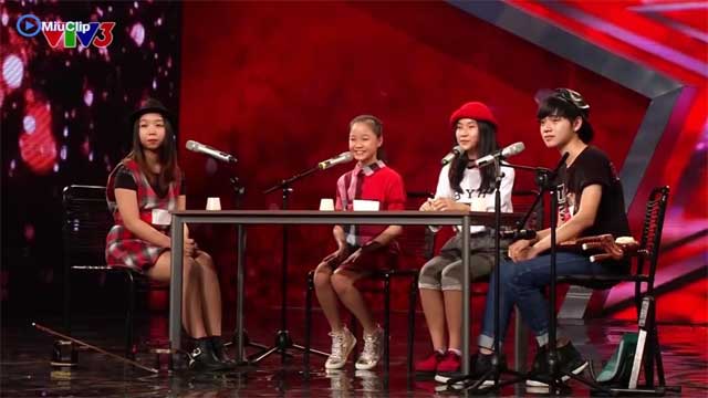 Vietnam's Got Talent 2014 - Tiết mục nhận nút vàng - Nhóm 4 chị em