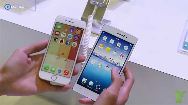 So sánh nhanh iPhone 6 và OPPO R5