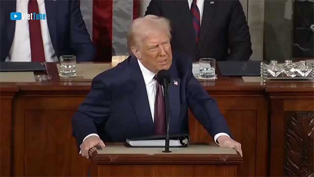 Trump tuyên bố trước quốc hội Mỹ: Sẽ có được Greenland bằng mọi cách!