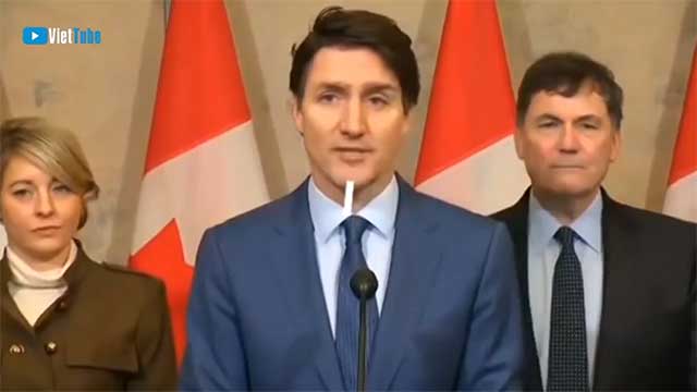 Bài phát biểu của thủ tướng Canada trước cuộc phát động chiến tranh thương mại vô cớ của Mỹ