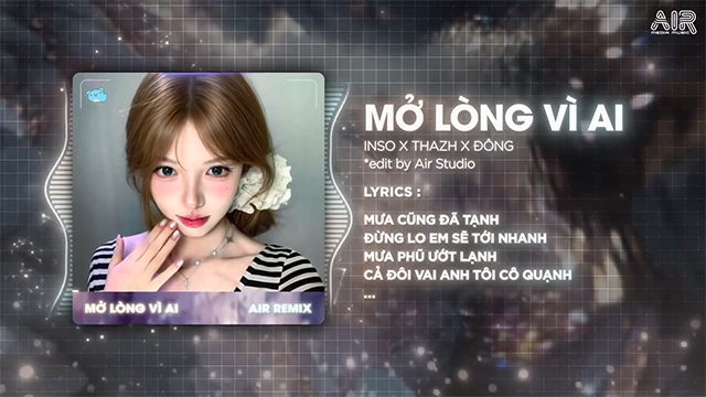 Mở Lòng Vì Ai - Inso Cover - Thazh x Đông Remix