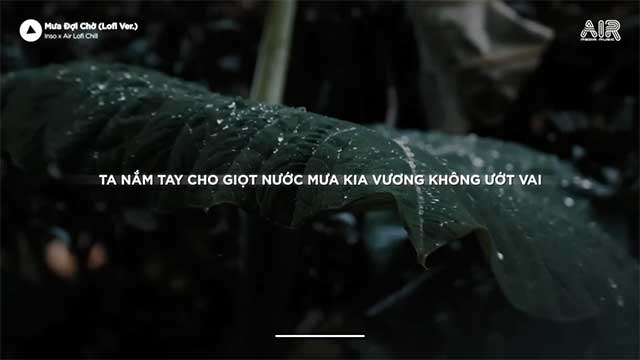 [Video Lyrics] Mưa Đợi Chờ (Lofi) - Inso x Air Lofi | Say mê từng ngày bên anh trong lòng hoài không quên